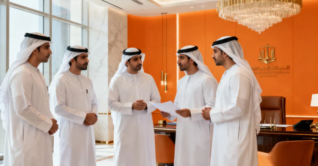 DIFC Gate building architectural view representing financial free zones and family office structures in Dubai UAE